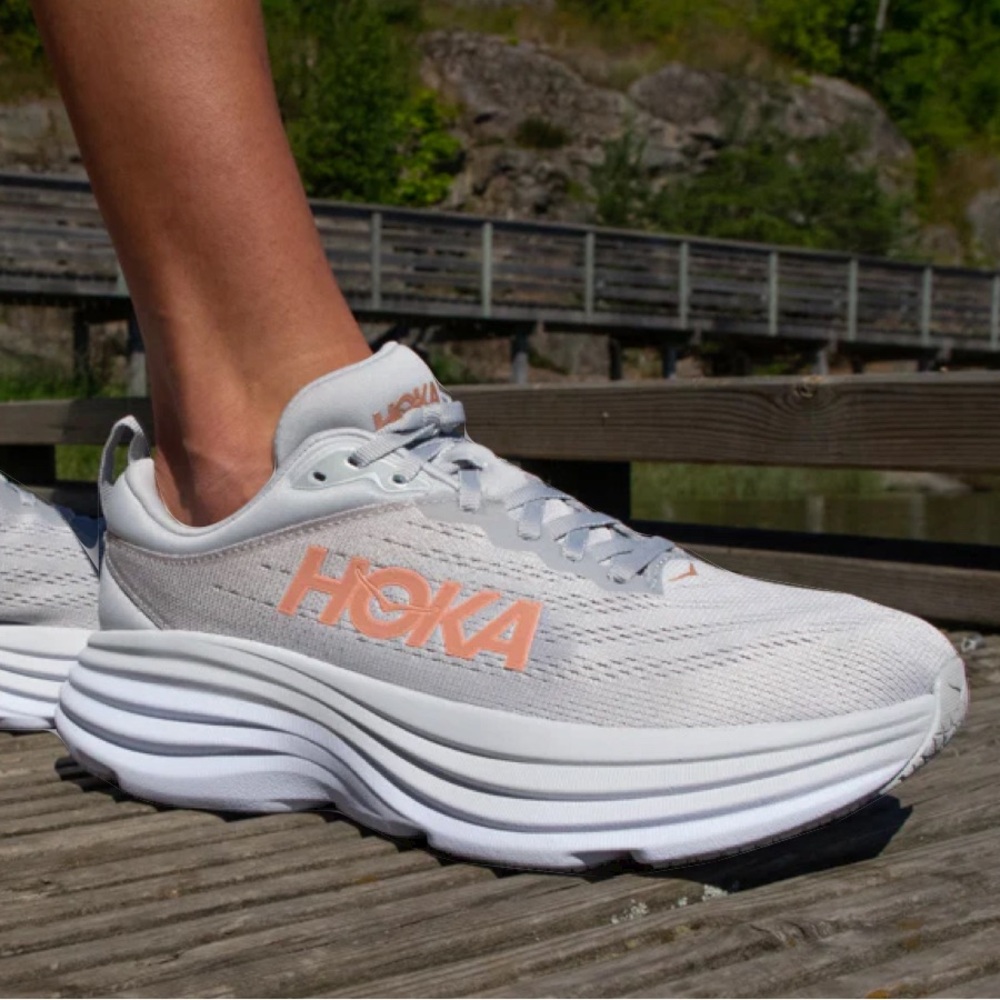 Hoka Bondi 8 Harbor Mist / Lunar Rock